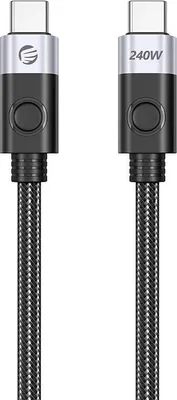 Produktbild von Orico 240W USB-C auf USB-C Ladekabel, 1,5 m (schwarz)