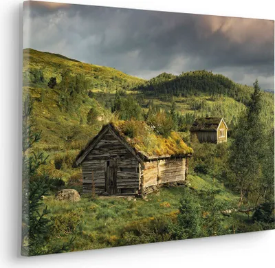 Produktbild von Keilrahmenbild - Rustic Charme - Größe 60 x 40 cm