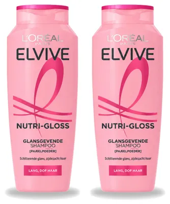 Produktbild von 2 x L’Oréal Paris Elvive Nutri-Gloss Shampoo - 200 ml - Vorteilspackung - 2 Stücke