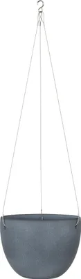 Produktbild von Scheurich Hanging Pot, Blumentopf aus Keramik, Farbe: Dark Stone, 18 cm Durchmesser, 14,8 cm hoch, 4,795 l Vol.