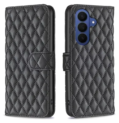 Produktbild von Handyhülle Klapp Schutz Diamantgitter Samsung Galaxy S26 5G Kunstleder TPU