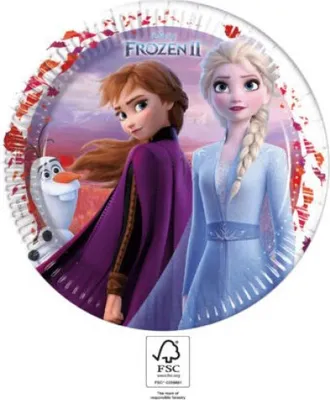 Zdjęcie produktu dla Papierowy talerz imprezowy 23 cm Frozen - Procos