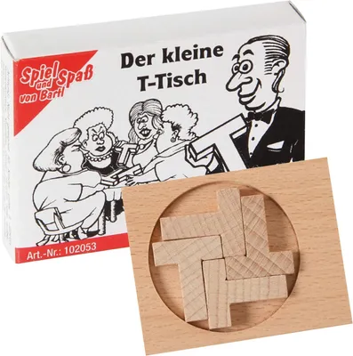 Image de Jeu de patience / Minipuzzle "La petite table en T"