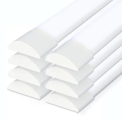 Image de HOFTRONIC - Réglette LED 120 cm 40W 6500K IP20 Blanc froid Lot de 8