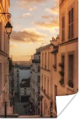 Produktbild von MuchoWow® Poster Paris - Himmel - Wolken 20x30 cm - Papierdruck