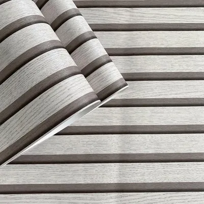 Produktbild von RHP Tapete Holzoptik 3D – Wandpaneel Design, moderne Lamellenwand im Skandi Look, Natur Optik, Holzwand Effekt, 0,53 x 10,05 m 930053