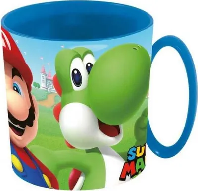 Zdjęcie produktu dla kubek Super Mario Bros junior 350 ml niebieski