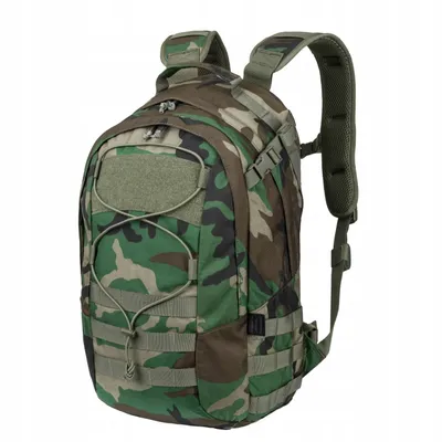 Produktbild von EDC Rucksack 21L Helikon-Tex Cordura 500D Outdoor Bushcraft Trekking Wandern MOLLE System bequem robust Herren - US Woodland