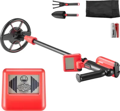 Image de Détecteur de métaux SucceBuy 152,4 mm avec écran LCD, bobine de recherche étanche IP68, plage de recherche réglable de 57 à 85 cm, appareil précis pour la recherche d'or et de métaux