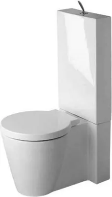 Zdjęcie produktu dla Duravit WC stojące STARCK 1 głębokie, 415 x 640 mm, odpływ Vario biały