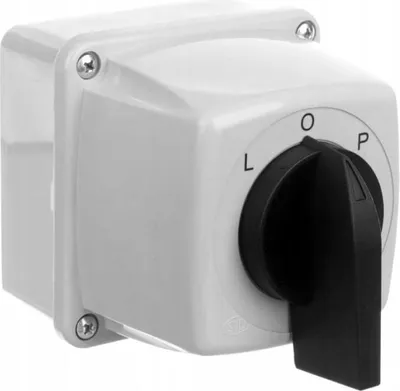 Obrázek produktu pro Elektromet | Otočný spínač L-O-P 16A 3P - IP65 - Robustní - Pro bezpečné aplikace - Model 951643