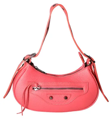 Produktbild von Galatea Damen-Schultertasche aus echtem Dollaro-Leder  Italy Bianco UNICA 12x25x6 cm
