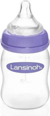 Produktbild von Lansinoh Anti-Kolik-Flasche, Slow-Sauger, Größe S, 160ml