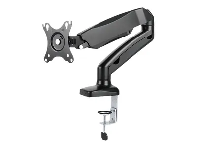 Obrázek produktu pro ICY BOX IB-MS303-T - Stojan (kloubové rameno, adaptér VESA, stolní svorka, průchozí držák kabelu) - pro LCD displej - kovový - černý - velikost obrazovky: až 68 cm (až 27 palců)