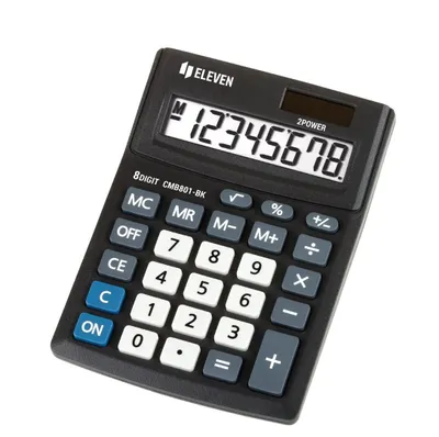Image de Calculatrice de bureau ELEVEN CMB801BK Noire