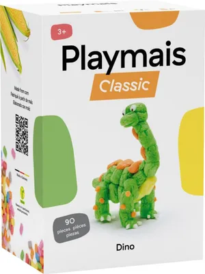 Produktbild von PlayMais Classic Dino Bastelset für Kinder ab 3 Jahren 90 Teile