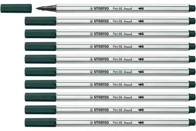 Produktbild von STABILO Premium-Filzstift mit Pinselspitze für variable Strichstärken -  Pen 68 brush -…