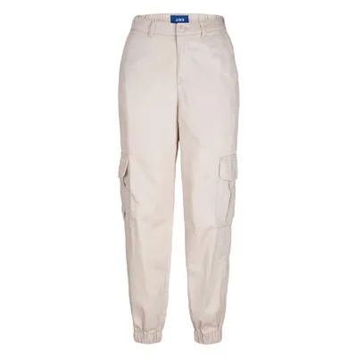 Imagen del producto de JACK & JONES, pantalón cargo holgado para mujer, color blanco, talla XL / 32L