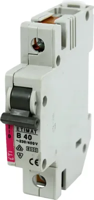 Zdjęcie produktu dla Eti Polam Wyłącznik Nadprądowy Etimat 10 1P B 40A 6Ka 230V
