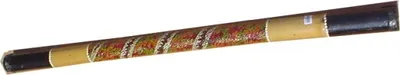Produktbild von Musikinstrument aus Holz, Musik Percussion Rhythmus Klang Instrument, Handgearbeitet, Regenstab - Regenmacher aus Bambus 100 cm, Braun, Musikinstrumente