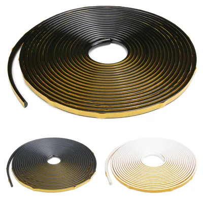 Produktbild von HEXIMO Flexible Zierleiste selbstklebend PVC Kantenschutz Fugenband Kunststoff Dekoration