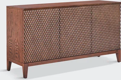 Produktbild von KAWOLA Sideboard COPAS 3 Türen Eiche furniert braun