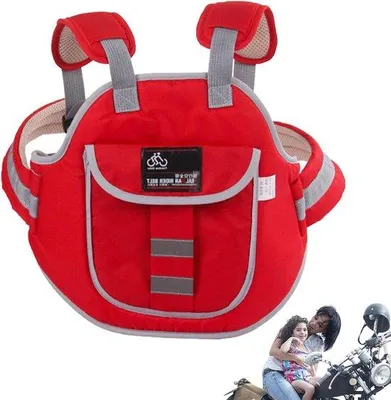 Produktbild von Famanu Kindermotorradharnisch - Sicherheitsgurt für Kinder auf dem Motorrad