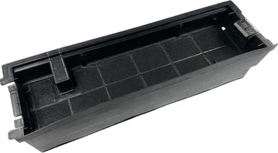 A black carbon filter for a kitchen hood.