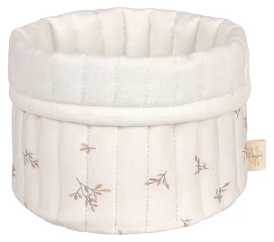 Produktbild von Lässig Aufbewahrungskorb, Blätter, Aufbewahrungskorb, Weiß, Rund, Baumwolle, Polyester, Muster, Drinnen