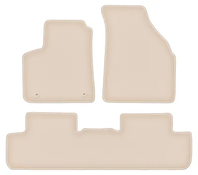 Obrázok produktu pre Velúrové autokoberce pre: Chevrolet Tacuma 2000-2011 (minivan) – sada 4 ks, béžové, na mieru – Wielganizator FORTUNA