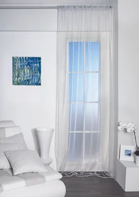 Produktbild von Betz Organza-Vorhang "Transparent" Größe 140x245 cm Farbe - weiß