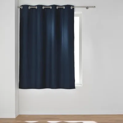 Produktbild von Verdunkelungsvorhang mit Ösen aus einfarbigem Chambray
