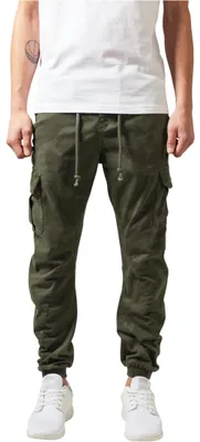 Productafbeelding van Urban Classics - Camouflage cargobroek voor sport, olijfgroen, maat XL