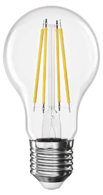 LED žárovka Filament A60 / E27 / 7,8 W (75 W) / 1060 lm / teplá bílá