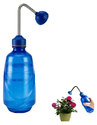 Produktbild von Kleine Gießkanne für Keimlinge, 450 ml Softsprüher, Hand-Squeeze Sprayer für kleine Pflanzen und Setzlinge (Blau)