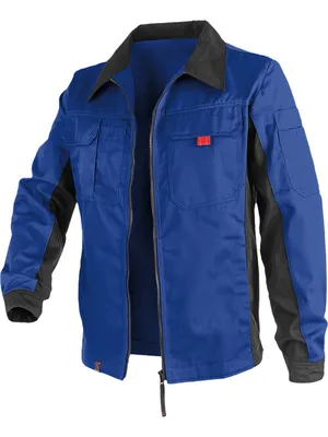 Produktbild von Kübler Jacke kornblau/schwarz 65%Polyester/35%Baumwolle Gr. 64