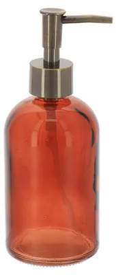 Produktbild von Seifenspender aus Glas, 410 ml, Siena-braun