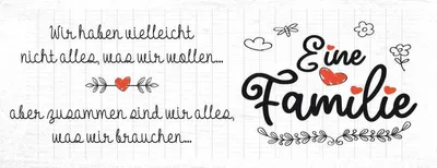 Produktbild von vianmo Holzschild 10x27 cm Familie Wir haben nicht alles aber Freunde