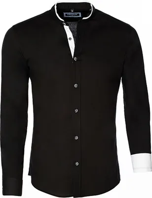 Produktbild von Brandneu Designer Hemd CARISMA Schwarz CRM8424 L
