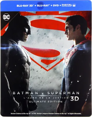 Produktbild von Batman v Superman: Dawn of Justice (nur Originalversion) [DVD+BLU-RAY 3D+BLU-RAY]