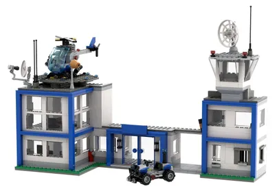 Image de Schäfer Toy Company GmbH BRIXIES Plus Polizeistation / Police sta