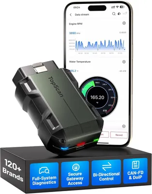 Obrázok produktu pre Diagnostický nástroj OBD2 – diagnostický prístroj – čítač chybových kódov – diagnostický nástroj – bezdrôtový Bluetooth