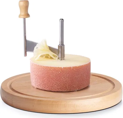 Produktbild von Zeller Käseschneide-Set, Buche/Edelstahl Ø22x15