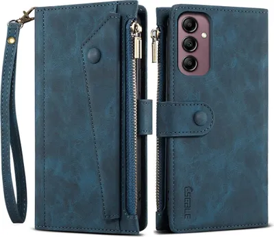 Produktbild von Samsung Galaxy A17 Hülle - Coverup Klapphülle mit Brieftasche - Blau