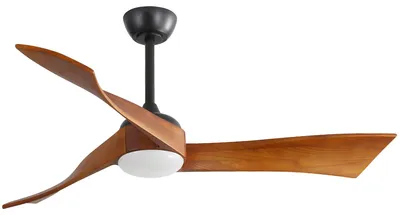 Produktbild von Deckenventilator 52" mit Licht, 6 Stufen, DC-Motor, Fernbedienung, energiesparend