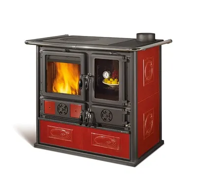 Produktbild von La Nordica Küchenofen Rosa Reverse 2.0 | Keramik | bordeaux | 8,2 kW