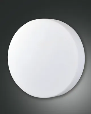 Produktbild von Deckenlampe Metall Glas E27 D: 40 cm Weiß 2-flammig rund
