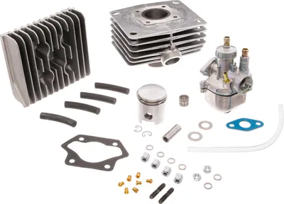 Produktbild von Set: Tuningzylinder 4-Kanal + Kolben + Kopf + Vergaser, 60ccm - für Simson S51, SR50