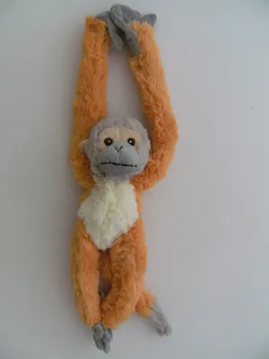 Produktbild von Plüschtier Affe 40 cm, Totenkopfäffchen,  Hängeaffe Affen Hängeaffen Kuscheltiere Stofftiere Klettband