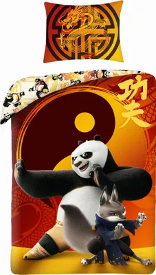 Produktbild von HALANTEX Leinen inklusive Kung Fu Panda Baumwolle, 140/200, 70/90 cm